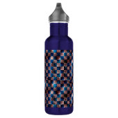 Rustikales Schach in Form von Kratzern Edelstahlflasche (Rechts)