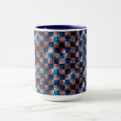 Rustikales Schach in Form von Kratzern Tasse (Zentrum)