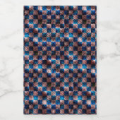 Rustikales Schach in Form von Kratzern Weinetikett (Einzelnes Label)