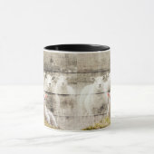 Rustikales Schaf Baby Lamm Jute Tasse (Zentrum)