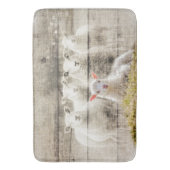 Rustikales Schafspuppel Badematte (Vorderseite Vertikal)