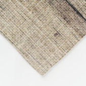 Rustikales Schafspuppel Fleecedecke (Ecke)
