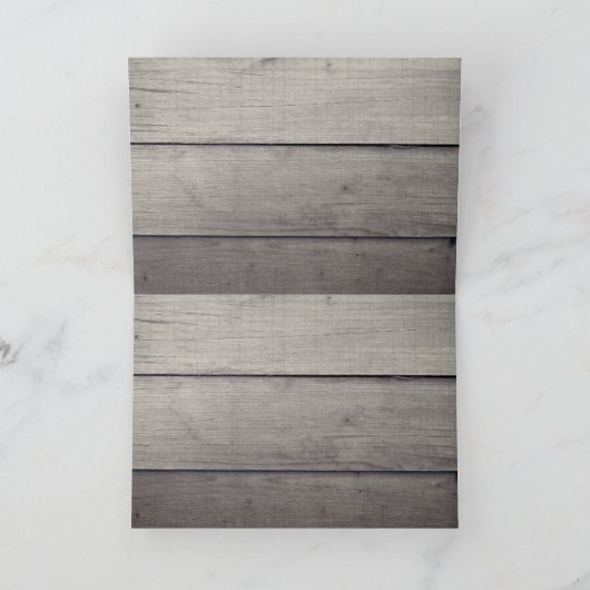 Rustikales Schafspuppel Karte (Innenseite)