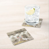 Rustikales Schafspuppel Rechteckiger Pappuntersetzer (Vor Ort)