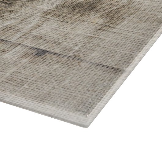 Rustikales Schafspuppel Schneidebrett (Ecke)