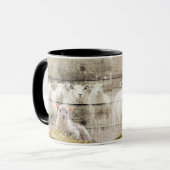 Rustikales Schafspuppel Tasse (Vorderseite Links)