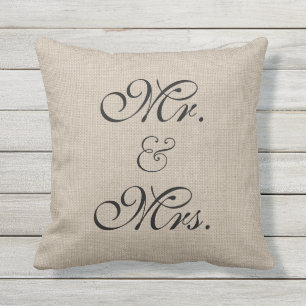 Rustikales Schatz-Tabellen-Kissen - im Freien Kissen Für Draußen