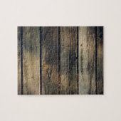 Rustikales Scheunen-Holz Puzzle (Horizontal)