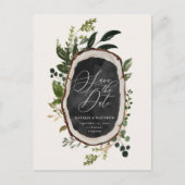 Rustikales Scheunenbauernhaus Herbst Elegante Hoch Ankündigungspostkarte (Vorderseite)