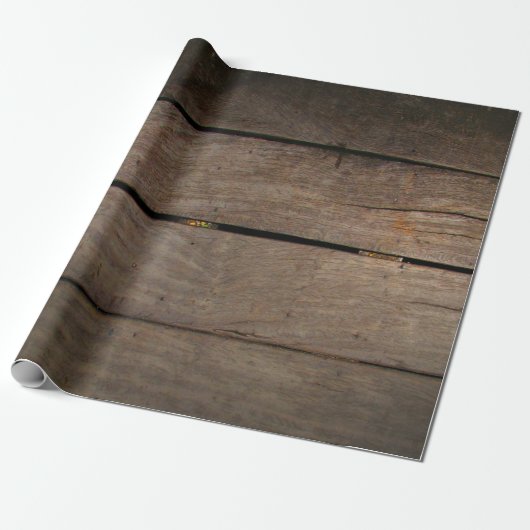Rustikales Scheunenholz Geschenkpapier (Ungerollt)