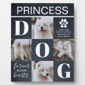 Rustikales Schieferdog-Memorial 4 Foto Fotoplatte (Vorderseite)