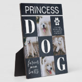 Rustikales Schieferdog-Memorial 4 Foto Fotoplatte (Seite)