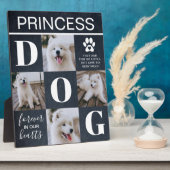 Rustikales Schieferdog-Memorial 4 Foto Fotoplatte (Seite)