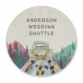 Rustikales Schildkrötensiegel Aufkleber (Vorderseite)