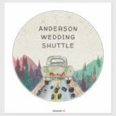 Rustikales Schildkrötensiegel Aufkleber (Blatt)