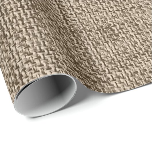 Rustikales Schleifpapier Geschenkpapier (Rolleneckpunkt)
