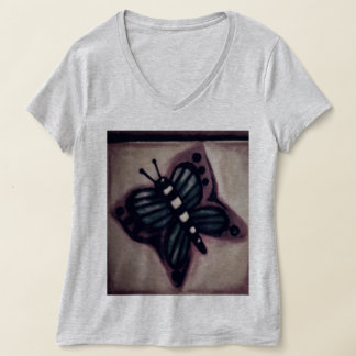 Rustikales Schmetterling Basic T-Shirt, KLEIN T-Shirt