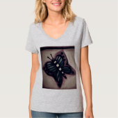 Rustikales Schmetterling Basic T-Shirt, KLEIN T-Shirt (Vorderseite)
