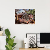 Rustikales Schrottauto in Namibia Solitaire Foto Poster (Heimbüro)