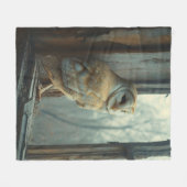 Rustikales Schüssel in der Fensterkunst Fleecedecke (Vorderseite (Horizontal))