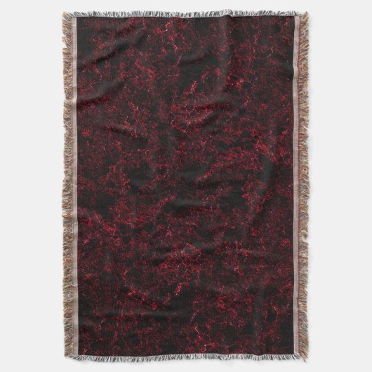 Rustikales schwammiges Rot auf dunkelrotem Hinterg Decke (Vorderseite Vertikal)