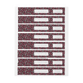 Rustikales Schwarz-Rot-Weihnachtsmuster (Bogen)