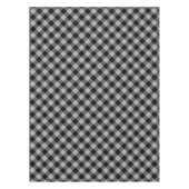 Rustikales Schwarz und Grau Buffalo Kariert Tischdecke (Vorderseite)