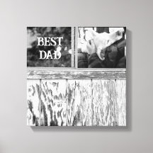 Rustikales Schwarz-Weiß-Foto aus Holz und Windows