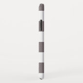 Rustikales schwarzer u. weißer Case-Mate iPhone hülle (Hinten/Rechts)