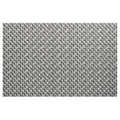 Rustikales Schwarzes Baseball, Messing im Ink Styl Stoff (Yard (91,4 cm))