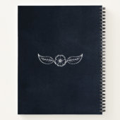 Rustikales Schwarzes Brett Journal Notizblock (Rückseite)