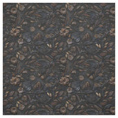 Rustikales, schwarzes Kupfer-Uferleder Stoff (Muster)