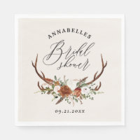 rustikales schwarzes Rost botanisches Brautparty