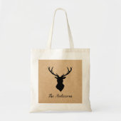 Rustikales Schwarzwild | Kraft | Familienname Tragetasche (Vorne)