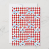 Rustikales Schwimmbad und GRILLEN Party Einladunge Einladung (Rückseite)