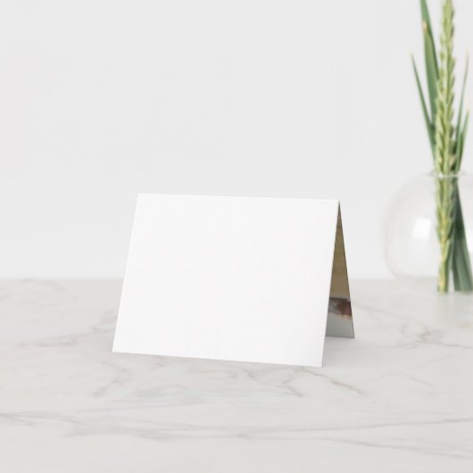 Rustikales Script-Foto Moderne Hochzeit Dankeskarte (Rückseite)