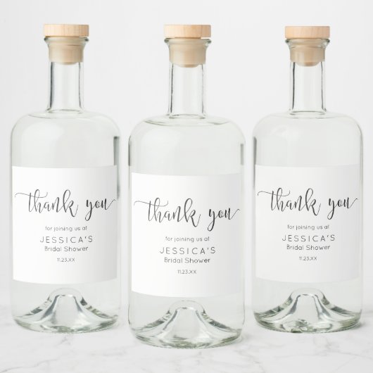 Rustikales Script Weinflaschen-Etikett Alkoholflaschenetikett (Flaschen)