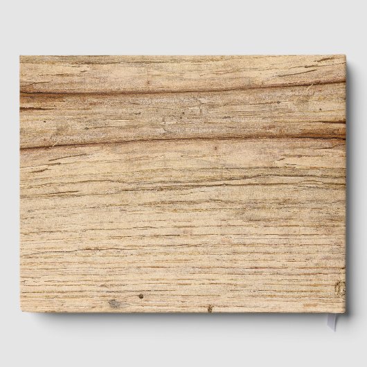 Rustikales Seehaus Familienname Gästebuch (Rückseite)