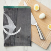 Rustikales Seesegeln-Tuch Handtuch (Viertel Falte)