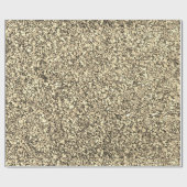 Rustikales Sepia-Kies-Gesteinsmuster Geschenkpapier (Flach)