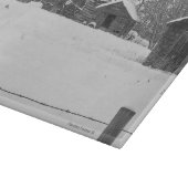 Rustikales Shacks-Foto-Kunst-Ausschnitt-Brett Schneidebrett (Ecke)