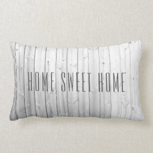 Rustikales shiplap Treibholzmuster Lendenkissen