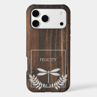 Rustikales Silber-Libellen-Case-Mate-iPhone-Case