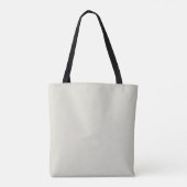 Rustikales, Silber/Weiß modernes Weihnachtsmuster Tasche (Rückseite)