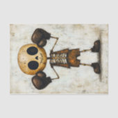 Rustikales Skelett Boxer AJ5 Decoupage Seidenpapier (Vorderseite)