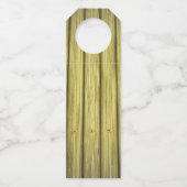 Rustikales Skript für das Papierherz Flaschenanhänger (Rückseite)