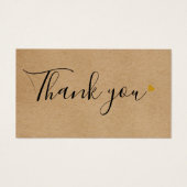 Rustikales Skript Vielen Dank für den Einkauf der (Vorderseite)