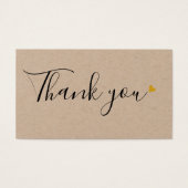 Rustikales Skript Vielen Dank für den Einkauf der (Vorderseite)