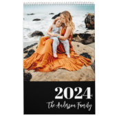 rustikales Skriptfamilie Foto Kalender (Titelbild)