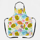Rustikales Sommerkulstmuster Schürze (Vorderseite)